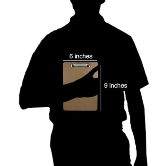 Six (6) Memo Size 6'' x 9'' Clipboards and 25pcs Pocket Pencils with erasers - Picture 4 of 7